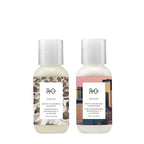 R+Co Dallas Biotin Shampoo + Conditioner Travel Set | Adds Volume, Strength & Fullness | Vegan + Cruelty Free | 2oz (Pack of 2)