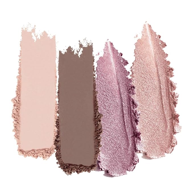 Professional Eyeshadow Palette, Nude Taupe and Brown Neutral Shades, Velvety Matte and Satin Shimmer Finishes, High Pigment Blendable Colors, Waterproof Long-Lasting Eye Palette, 05, 4 Colors