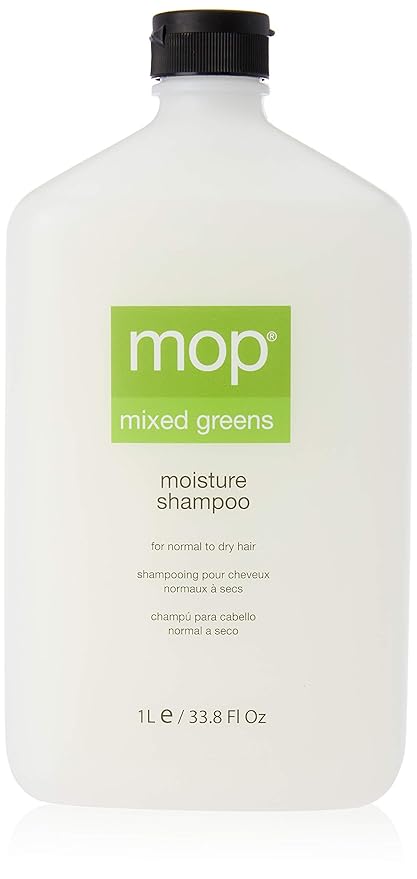 MOP Mixed Greens Moisture Shampoo, Fresh, 33.8 fl. Oz (Pack of 1)