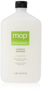 MOP Mixed Greens Moisture Shampoo, Fresh, 33.8 fl. Oz (Pack of 1)