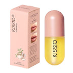 KISSIO Lip Plumper,Natural Lip Plumper for Day Use,Plumping Gloss Make Lips Fuller and Moisturizing 5.5ml,Lips Mask,Hydrating & Reduce Fine Lines,Beautiful Fuller