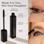 Cellmetics Mascara for Older Women 60 Plus, Volumizing & Lengthening Tubing Mascara with Lash Growth Effect, Hypoallergenic, Smudge-Free and Gentle for Sensitive Eyes (Brown)