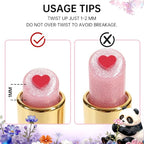 Tinted Lip Balm with Colorful Serum Core, CATKIN Cute 2-in-1 Pink Lip Balm Gloss, Moisturizing with Jojoba Oil Hyaluronic acid, Citrus Tea Flavor, Trendy Lip Care for Women & Girls - C02 Pink