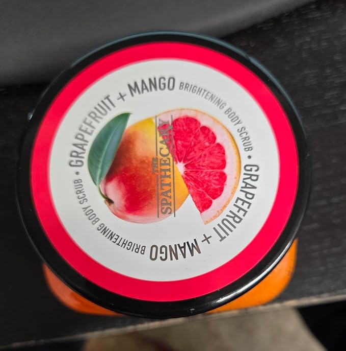 Body Scrub, Exfoliating-Nourishing-Refreshing-Smoothing Body Care 21 oz. (21 oz, Grapefruit + Mango)