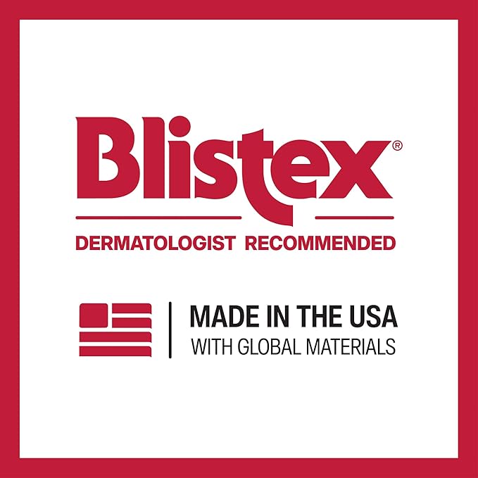 Blistex Lip Medex, 0.25 Ounce, Medicated Relief with Immediate Cooling, Soothes and Protects, Advanced Hydration, Restores Healthy Moisture Balance to Lips, 12 Pack