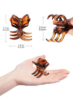 4 Pieces Hair Claw Clips,Morhom Big Size Hair Claws 2.0 Inch Hair Jaw Clip for Women Girls Thick or Medium Hair