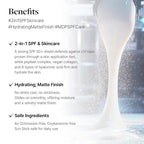 MDP+ Peptide 9 Bio Sunstick Pro | Korean Sunscreen Stick SPF 50+, Lightweight, Non-Greasy Broad Spectrum UV Protection for Face & Body