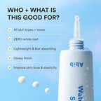 Abib Watery Hyaluron Sunscreen Moisture Tube Broad Spectrum SPF 30 1.69 fl oz / 50ml | Korean Suncreen Suncare Sunblock No White cast Reef Safe Hyaluronic Acid Niacinamide Vitamin C Collagen