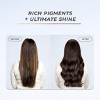 XMONDO Color 5N Dark Brown Color Depositing Mask & Glossing Treatment Infused with Bond Boosters for Nourishment, Revitalize & Repair, Vegan Formula, 8 Fl Oz