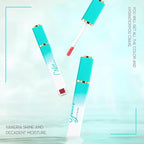 VANERIA Glitter Lip Gloss Shimmer,Matte Liquid Lipstick Rapid Drying,Long Lasting Highly Pigmented Color,Waterproof,Lipgloss Glitter Non-Sticky.cherry(4ml/0.14oz)