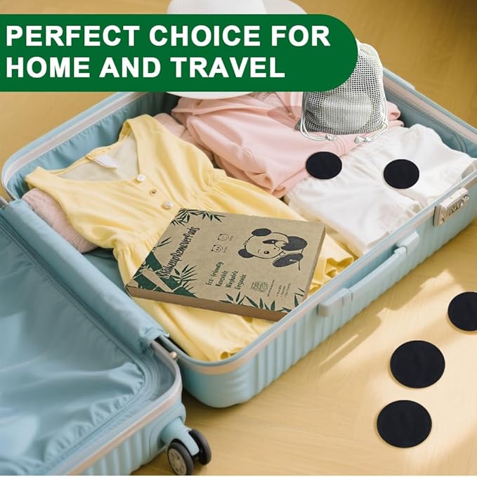 20 Pack Reusable Makeup Remover Pads with Laundry Bag, Environmentally Friendly and Suitable for All Skin Types, Washable Bamboo Cotton Rounds Black