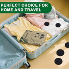 20 Pack Reusable Makeup Remover Pads with Laundry Bag, Environmentally Friendly and Suitable for All Skin Types, Washable Bamboo Cotton Rounds Black