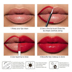 Kaely Longwear No-Budge Lipstick for Women, Highly Pigmented Liquid Lip Color Makeup, Non-Transfer Lip Gloss Stain Waterproof Smudge Proof 24 Hour, Instant Shine, Vegan & Cruelty-Free, 15 WICKED