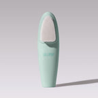 LOLLIPOP Dual-Sided Facial Cleansing Brush | Handle Size Silicone Face Exfoliator and Soft Fiber Cleanser | Manual Face Scrubber for Pores, Makeup Removal, Blackhead and Skincare Routine, Minty
