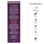 Womaness Eye Opener - Anti Aging, Hydrating, & Moisturizing Under Eye Cream for Dark Circles and Puffiness - With Hyaluronic Acid, Bakuchiol Retinol Alternative, & Firming Red Algae Extract – 15ml