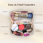 Personalized Initial Makeup Bag, Valentine's Day Gifts for Girls,Preppy Bag Cosmetic Travel Bag Women,Travel Toiletry Organizer,Large Capacity Corduroy Stuff Bag,Cute Cosmetic Pouch Skincare Bag