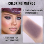 evpct Dark Brandied Plum Matte Single Eye Shadow Palette Makeup for Older Women, Deep Mauve Plum Purple Natural Cream Eyeshadow Palette for Green Eyes, High Pigment Mini Monochrome Eyeshadow