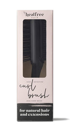 HeatFreeHair High Definition Detangling Brush - Dual-Sided Curl Brush for Black, Natural, Wavy, and Curly Hair - Hair Extension Detangler for Wet/Dry Use