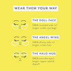 PATCHOLOGY Eye Mask, Brightening Under Eye Patches for Puffy Eyes and Dark Circles, Vitamin C Serum, Dark Circles Under Eye Treatment, Hydrating Eye Patches for women and men (5 Pairs)