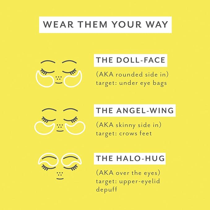 PATCHOLOGY Eye Mask, Brightening Under Eye Patches for Puffy Eyes and Dark Circles, Vitamin C Serum, Dark Circles Under Eye Treatment, Hydrating Eye Patches for women and men (5 Pairs)