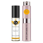 CA Perfume Duo Impression of Crush 62 For Women Perfume Layering Set Long Lasting Travel Size EDP + Body Oil Roll-On Bottle 0.27 Fl Oz+0.33 Fl Oz