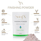 SunFX Post Spray Tan Translucent Finishing Powder | Talc Free | Sunless Tanning Setting Powder | Shimmer | Crisp & Fresh - 1lb
