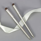 Natural Pony Hair Eye Shadow Brush by ENZO KEN, Medium Smudge Eyeshadow Brush, Shader Eye Shadow Brush, Eye Smudge Brush, Single Eyeshadow Brush, Eye Brushes, Eyeshadow Blending Brush. (Gold, E203M)