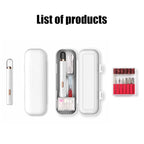 Professional Cordless Nail Drill Kit - Electric Nail File for Manicure Pedicure, Rechargeable & Portable with 6 Bits, Dust Collector, Quiet 30,000 RPM - Gifts for Women/Nail Tech