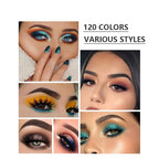 120 Colors Long Lasting Waterproof Highly Pigments Shiny