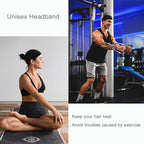 Fashion Headbands For Women Wide Headband Yoga Workout Head Bands Hair Accessories Black Band 6 Pack