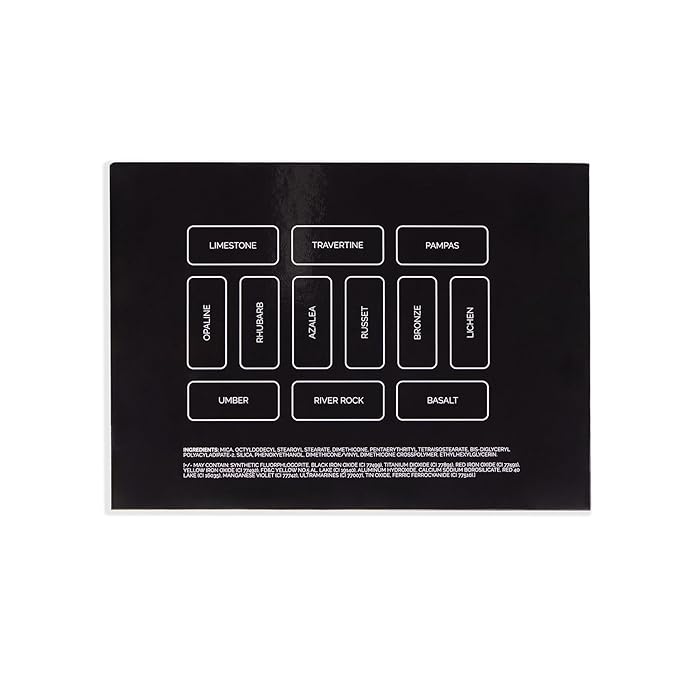 OFIR Shimmer 12-Shade Eyeshadow Palette | Buildable Pigment Adds Depth | Talc Free Eye Shadow Palette Makeup | Lightweight Powder Enhances Radiant Looks (Earthy Tones)