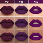 evpct 3Pcs Burgundy Red Black Dark Purple Matte Lip Liner & Liquid Lipstick Stain Makeup Set for Women, Lip Liner Stain Long Lasting Waterproof Smudge Proof, Cruelty Free Lip Makeup 24 hours originale