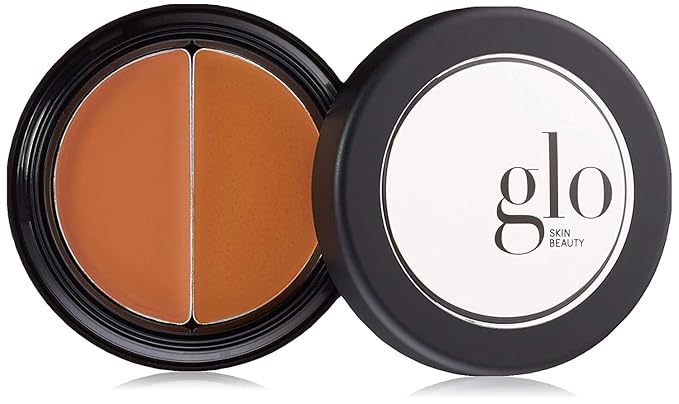 Glo Skin Beauty Under Eye Concealer Makeup with Duo Shades for Custom Blending - Corrects & Conceals Dark Circles & Redness - Buildable Longwearing Coverage (Tawny)