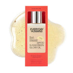 Everyday Humans Sun Glazed SPF30 Sheer Body Glow Oil with Gold Mica | Hydrating Non-Sticky Glowing UV Protection Cruelty Free 5.1 Fl Oz | Bergamot, Squalane, Jojoba Seed Oil | UVA/UVB Broad Spectrum