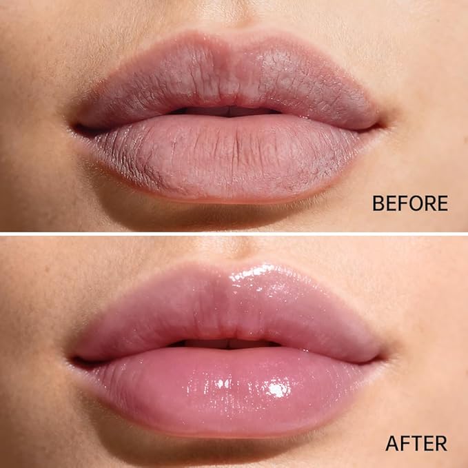 Tinted Lip Balm with Colorful Serum Core, CATKIN Cute 2-in-1 Red Lip Balm Gloss, Moisturizing with Jojoba Oil Hyaluronic acid, Citrus Tea Flavor, Trendy Lip Care for Women & Girls - C01 Red