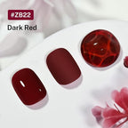 16.5ml Dark Red Nail Polish Large Volume Quick Dry Nail Polish, Long Lasting Shine, Fingernail Toenail Nail Art DIY Home Travel Nail Art Gift