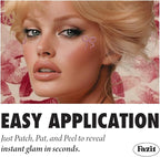 Fazit Makeup Patches - Cupid's Bow Speckles - Glow Up Make-Up Patches - Cute Glitter Makeup Accessories for Women - Cosmetic Glitter for Face