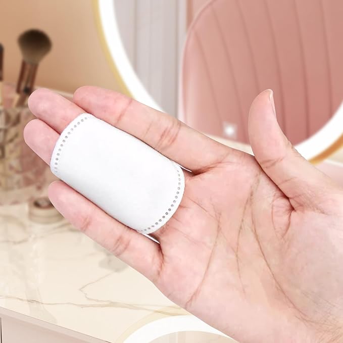 200 Cotton Pads, Individually Wrapped Cotton Rounds Travel Size, Makeup Remover Pads for Eye, Nail Polish, Face Cleansing Pads Hotel Amenities