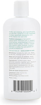 Exederm Shampoo for Eczema & Seborrheic Dermatitis, 8 Fl Oz, Ultra Sensitive Non-Irritating Formula, Daily Hair Care for Dry, Irritated, Flaky and Itchy Scalp, Hypoallergenic, Paraben & Sulfate Free