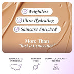 Fièra All-In-Wonder™ Concealer + Foundation – Full-Coverage, Crease-Proof, Hydrating Formula for Mature Skin, Blurs Fine Lines & Dark Circles, Radiant Second-Skin Finish – Medium, 0.5 FL. OZ. / 15 ML