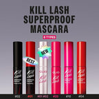 CLIO Kill Lash Superproof Mascara Fine, Waterproof Fixing Mascara, Natural Defining Look, Long-Lasting & Lengthening, Clump & Smudge-Free, for Sensitive Eyes, Korean Makeup Beauty (01 Vanilla Black)