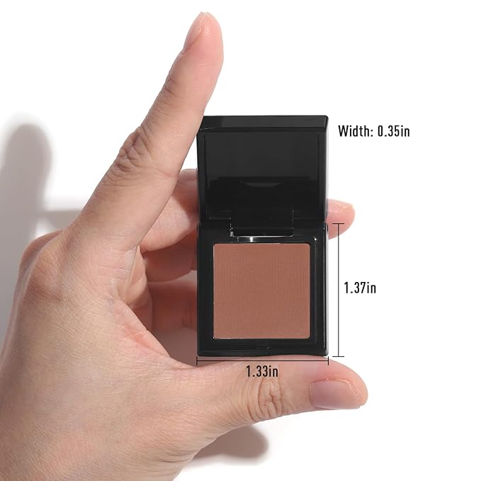 UCANBE Brown Single Eyeshadow Palette, Highly Pigmented Matte Eye Shadow Powder, Professional Long-Lasting Waterproof Makeup Palette