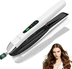 SUNMAY Cordless Hair Straightener, Portable Mini Flat Iron Hair Straightener for Travel, 20s Fast Heating, 5000mAh USB-C Rechargeable, Dual Voltage Hair Straighteners and Curlers 2 in 1 for Women