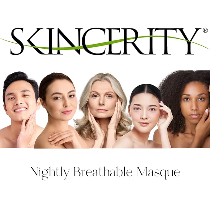 Nightly Breathable Masque - Apple, Grapeseed Oil and Vitamin E, Anti-Aging, Reduce Pore Size and Wrinkles, Hydrating and Nourishing, Radiant and Brightened Complexion