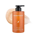 Persimmon Body Wash for Odor Control – Korean Persimmon Extract, Natural Deodorizing Cleanser, Sulfate-Free & Gentle, pH Balanced for Sensitive Skin, 24-Hour Freshness (17.63 oz / 500g)