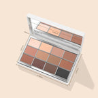 Highly Pigmented Chameleon Eyeshadow Palette, 12 Colors Sparkle Creamy Duo Chrome Multidimensional Eye Shadow Pallet, Long-Wearing Formula,easily blendable,Vegan & Cruelty Free (#05)