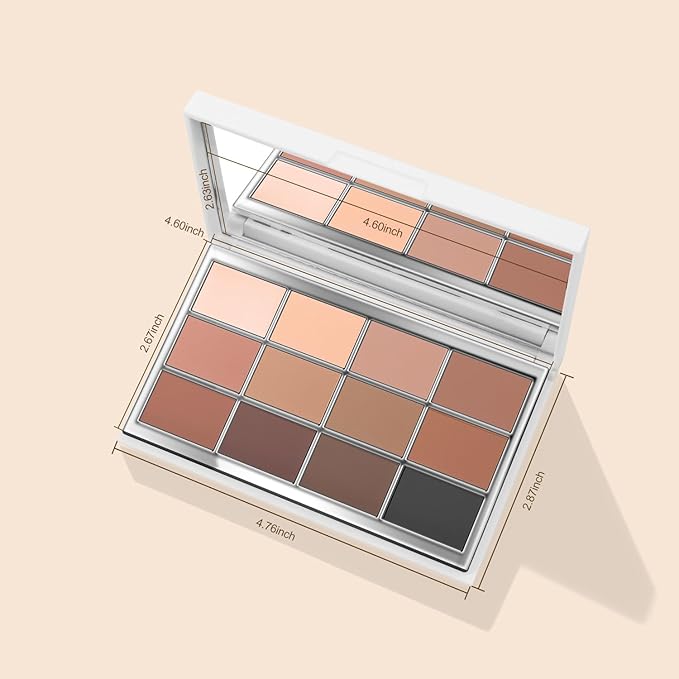 Highly Pigmented Chameleon Eyeshadow Palette, 12 Colors Sparkle Creamy Duo Chrome Multidimensional Eye Shadow Pallet, Long-Wearing Formula,easily blendable,Vegan & Cruelty Free (#05)