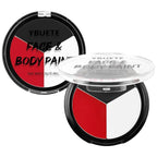 Black Red White Oil-Based Body Paint Palette, Waterproof Full Coverage SFX Makeup for Adult Halloween Cosplay Clown & Vampire Looks, Non-Toxic Face Paint for Theater Performance Costume Party