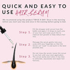 N+B Hair Growth Serum - Helps Promote Thicker, Fuller, & Healthier Hair w/Biotin, Natural-Based Formula, Helps Prevent Hair Fall & Thinning, For Women In All Hair Types - (2oz.) (3-Pack)