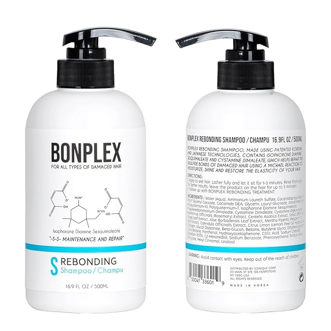 Perfect Bonding Concentrate Restoring Shampoo Treatment for Damaged Hair Repair, Bond Strengthening & Color Longevity for All Hair Type Rebonding Repair Shampoo and Treatment Duo… (16.9oz)